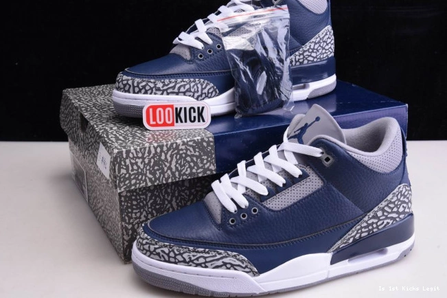 MIDNIGHT NAVYCT8532-401 JORDAN AIR 3 0801